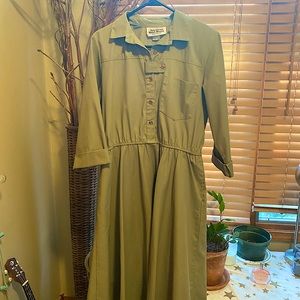 Olive vintage dress